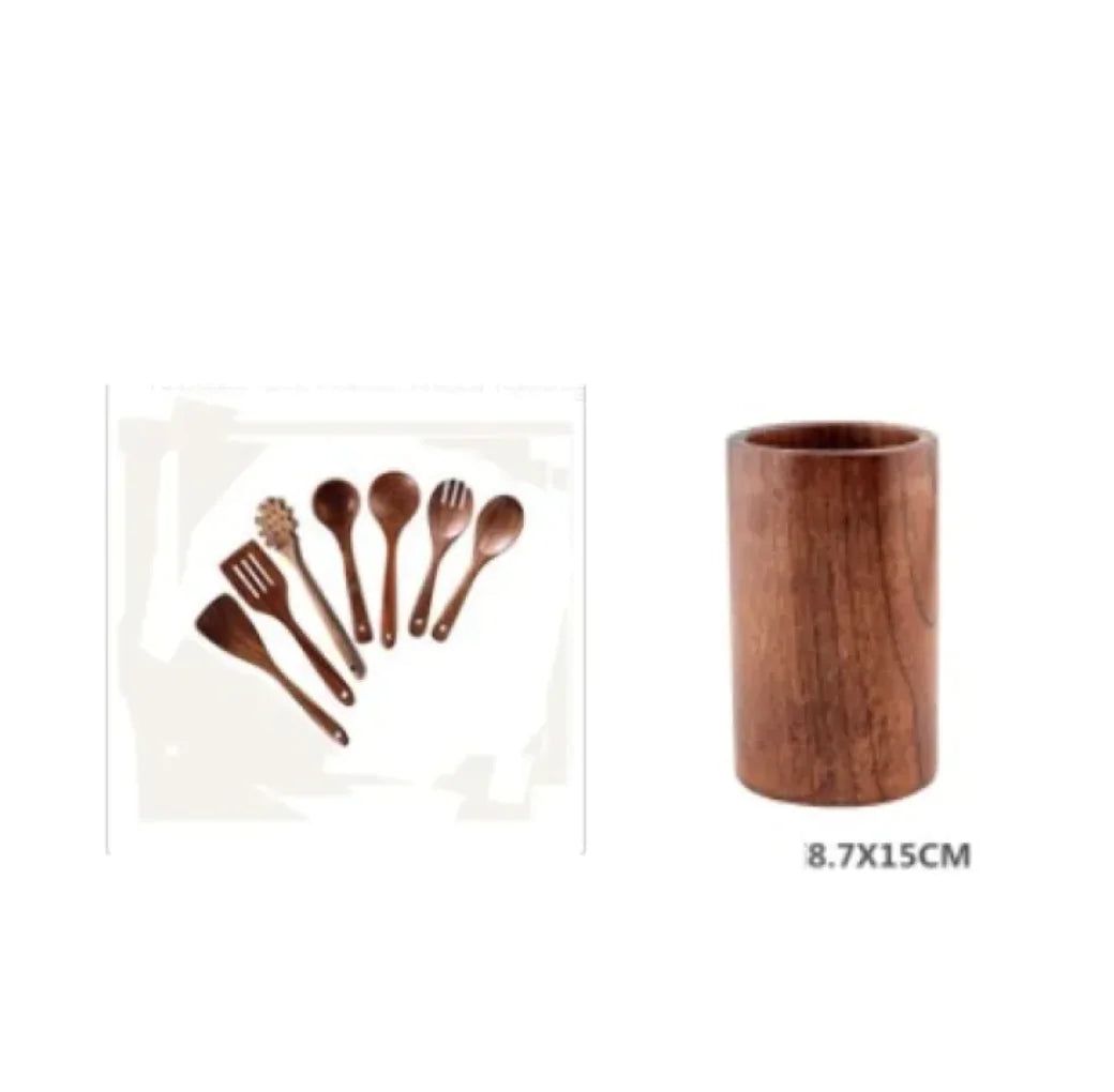 Acacia Wood Cooking Spatula Set