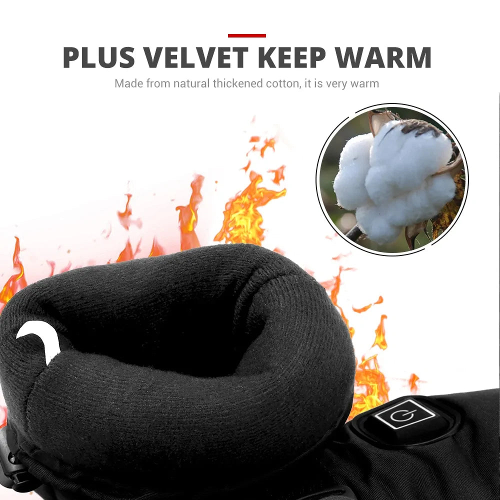 Heated Waterproof Motorcycle Gloves