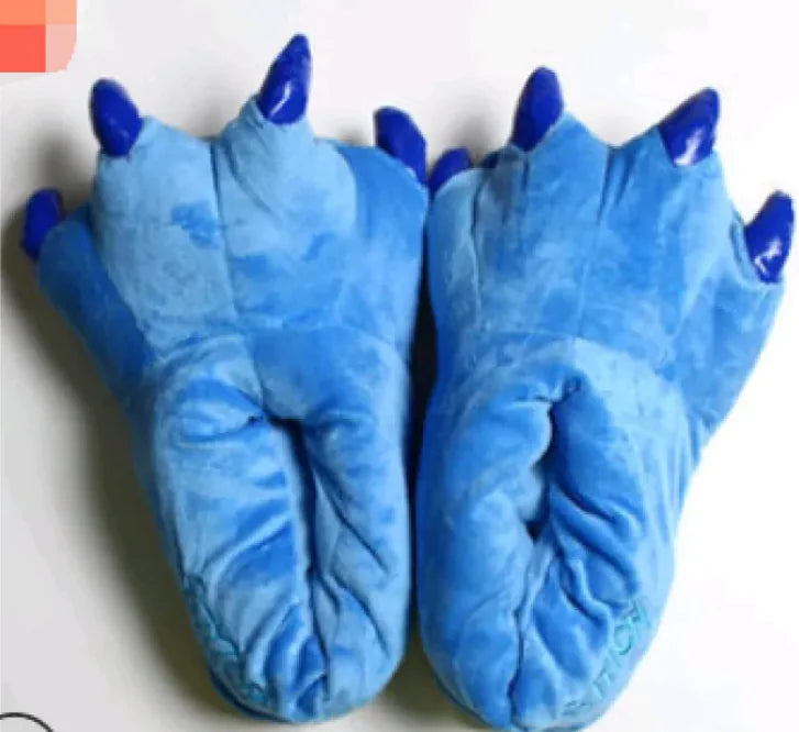 Dinosaur Paw Funny Slippers for Men Women Kids